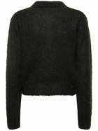 AURALEE - Brushed Mohair & Wool Knit Polo