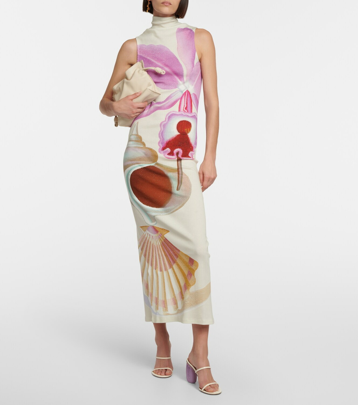 Loewe Shell cotton blend maxi dress