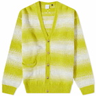 Pop Trading Company Men's Cardigan in Off White/Lime