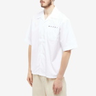 Marni Men's Pocket Logo Vacation Shirt in Lily White