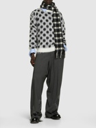 MARNI - Check Brushed Mohair Blend Knit Sweater