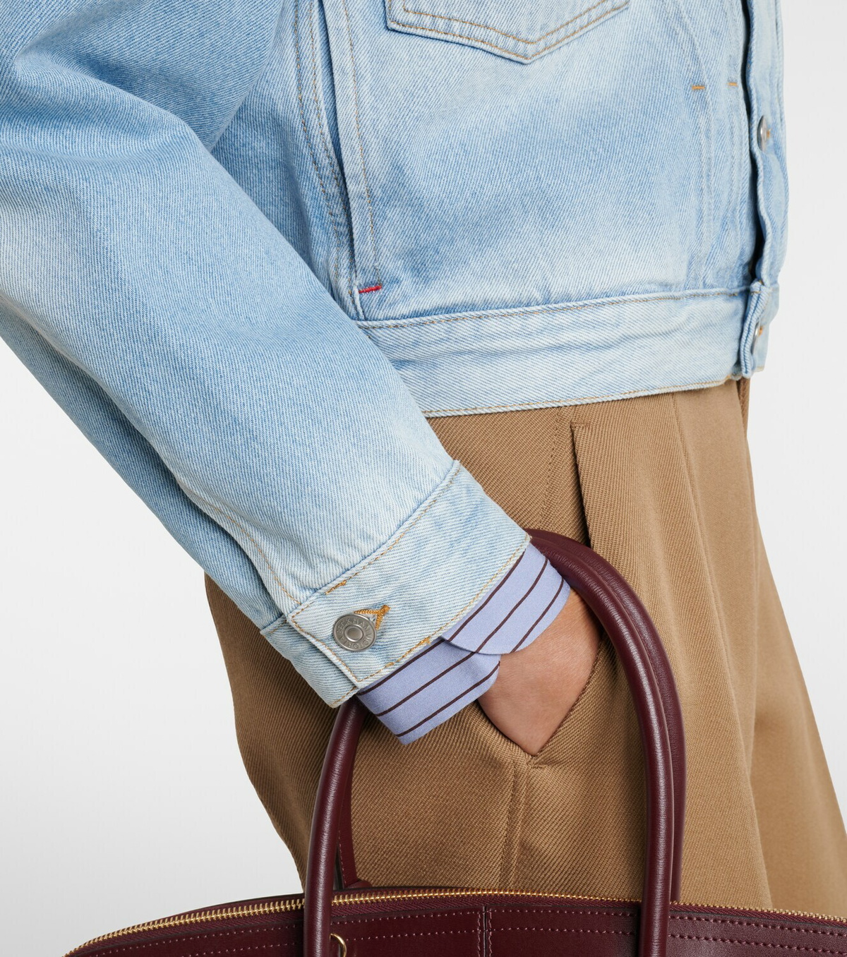 Victoria Beckham Faded denim jacket
