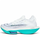 Nike Running Men's Nike Air Zoom Alphafly NEXT% 2 Sneakers in White/Deep Jungle