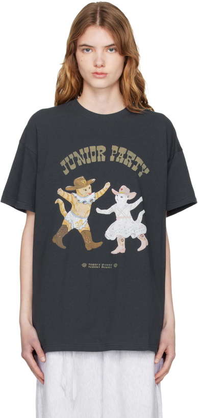 Photo: OPEN YY Navy Pet Club Kitty Party T-shirt