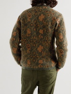 Beams Plus - Floral Jacquard-Knit Cardigan - Unknown