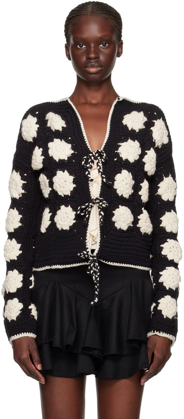 Photo: Tach Black & White Dana Cardigan