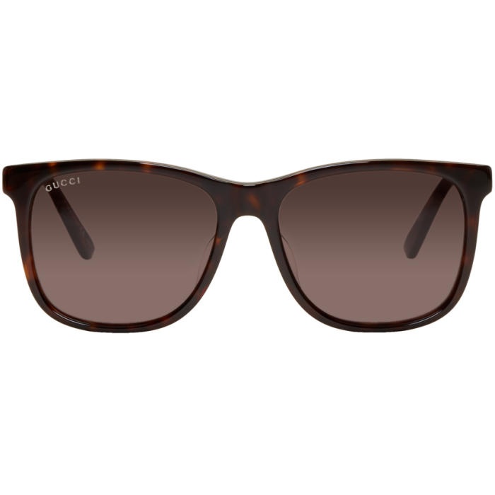 Photo: Gucci Tortoiseshell Classic Wayfarer Sunglasses