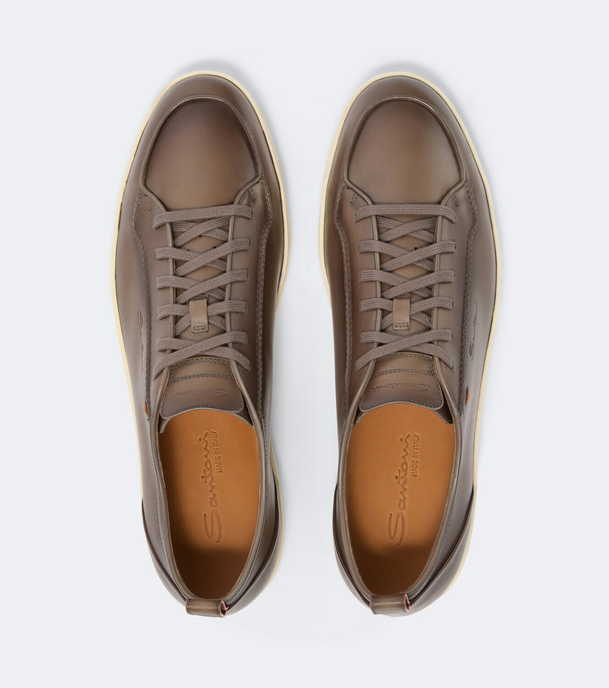 Santoni Leather sneakers