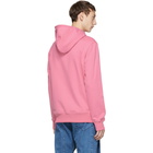 Helmut Lang Reversible Pink Jeremy Deller Dark Hoodie