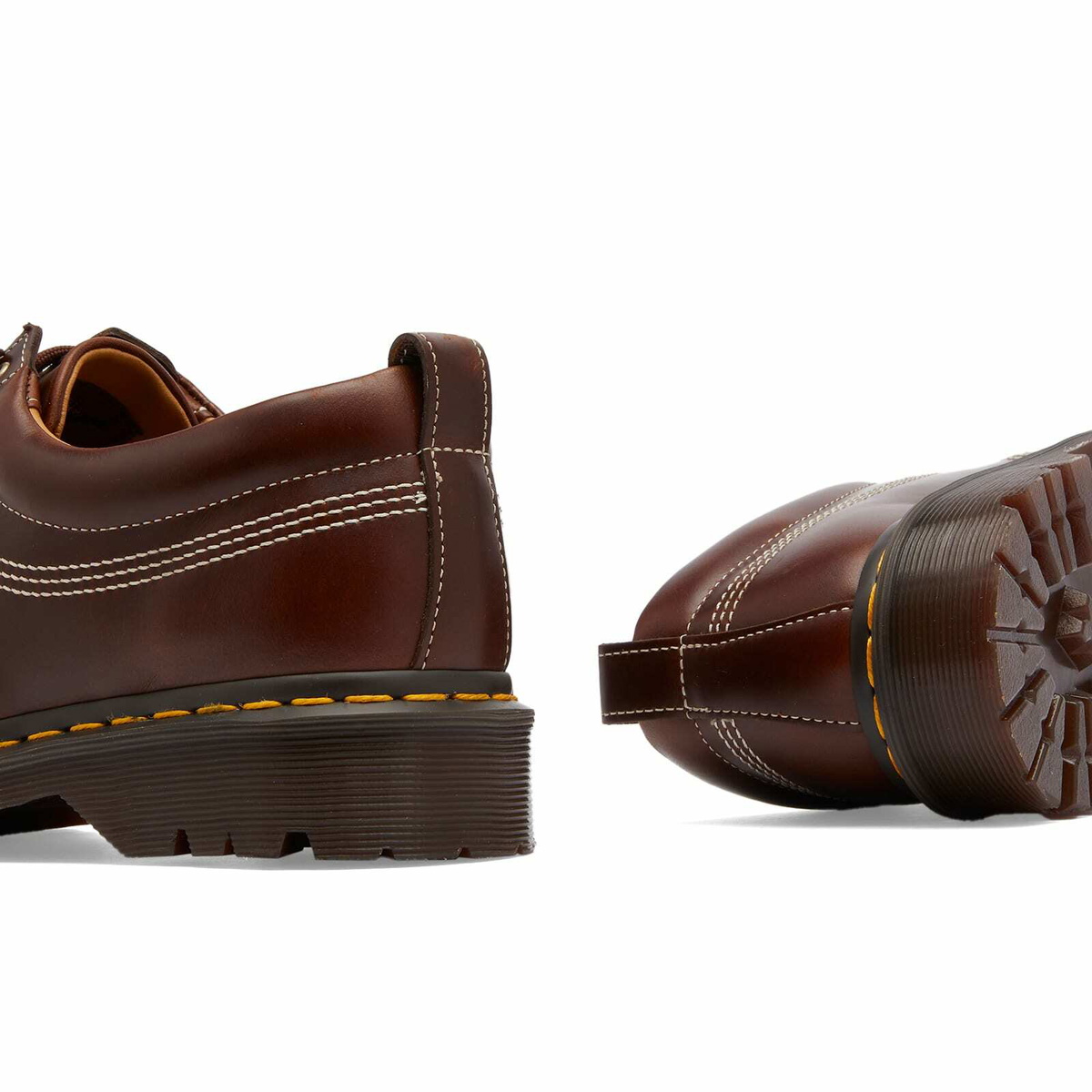 Dr. Martens Men's Lowell Leather Shoe Sneakers in Butterscotch