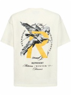REPRESENT - Printed Logo Oversize Cotton T-shirt