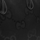 Gucci Men's Jumbo GG Canvas Tote Bag in Black