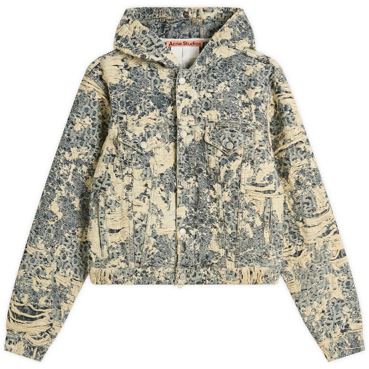 Acne Studios Multicolor Hooded Jacket Acne Studios
