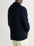 Mr P. - Brushed Knitted Shirt - Blue