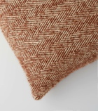 The House of Lyria Vitim jute, mohair, and wool-blend cushion