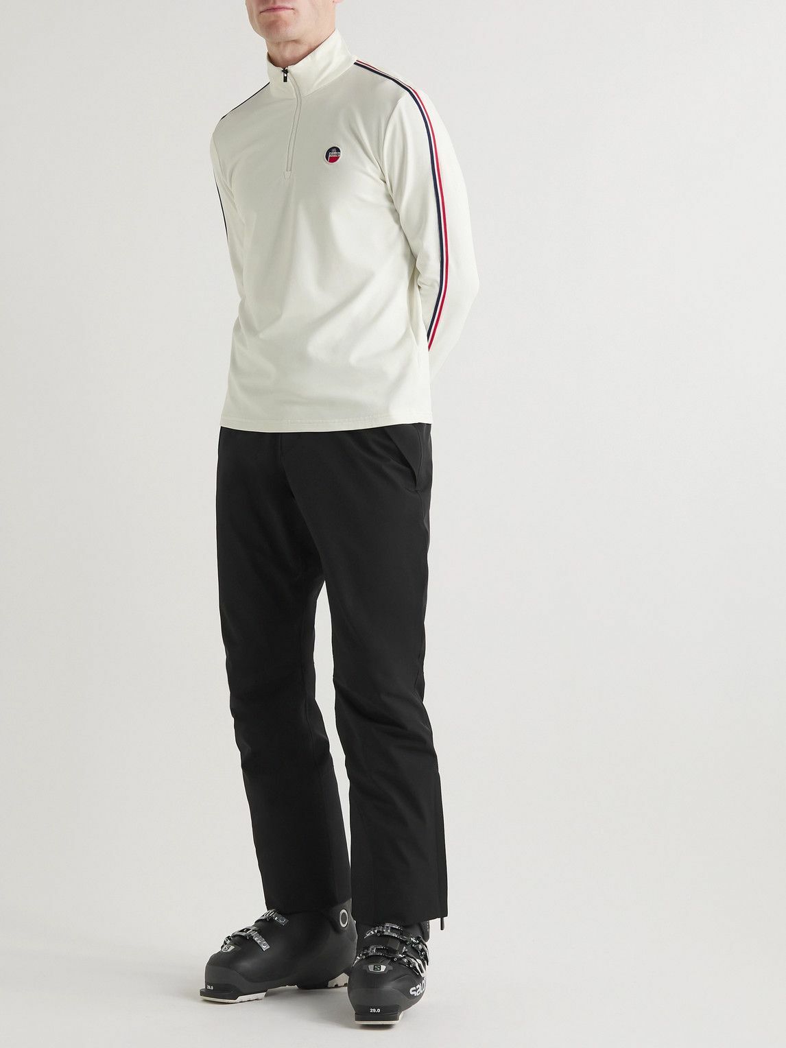 Fusalp - Mario III Stretch-Jersey Half-Zip Base Layer - White