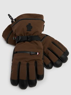 MONCLER GRENOBLE Logo Padded Tech Ski Gloves