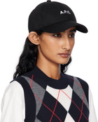 A.P.C. Black Charlie Baseball Cap