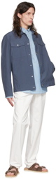 Brunello Cucinelli Blue Nylon Jacket