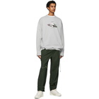 ADER error Grey T-914 Long Sleeve T-Shirt