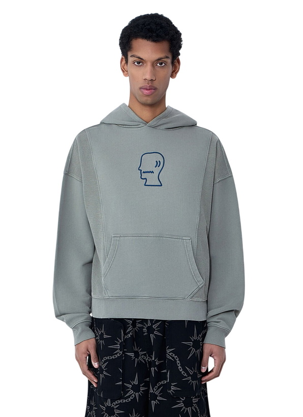 Photo: Brain Dead Graphic Motif Hooded Sweatshirt