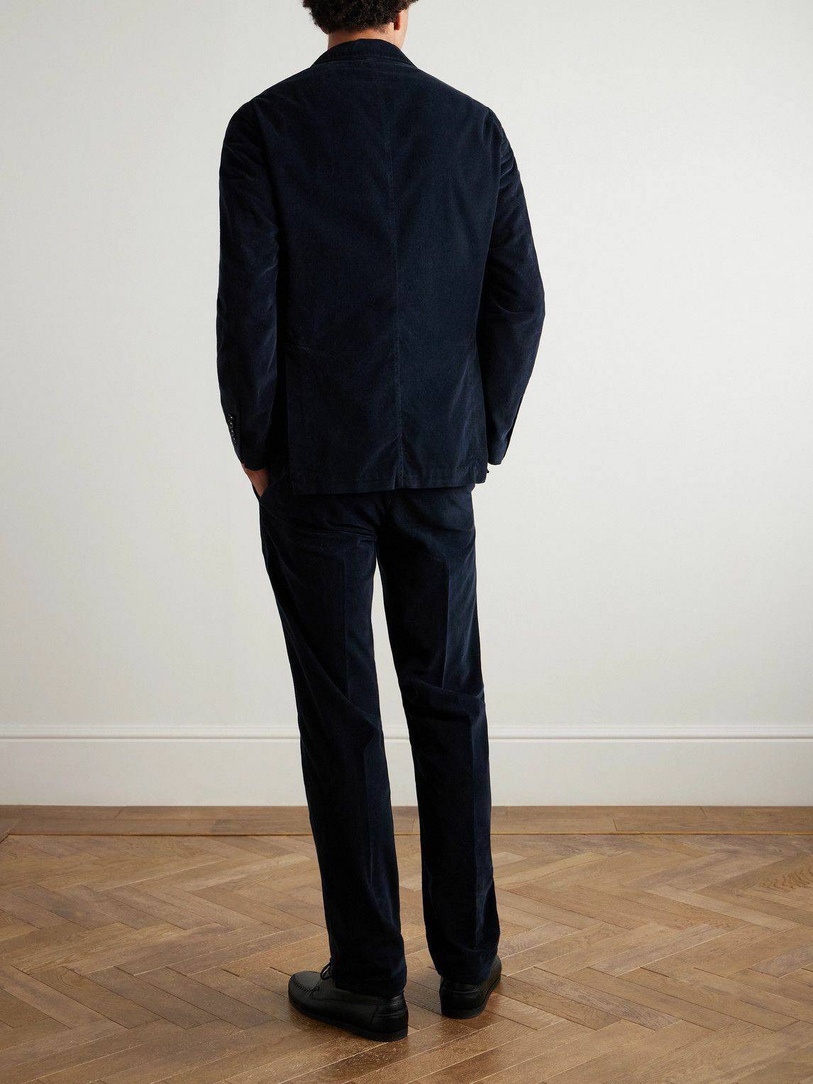 Massimo Alba - Sand Cotton-Corduroy Suit - Blue