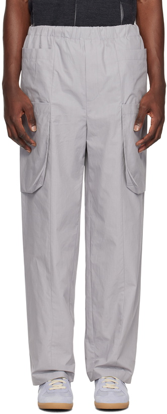Photo: T/SEHNE SSENSE Exclusive Gray Cargo Pants