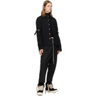 Rick Owens Black Tower Jumbolaced Geobasket Sneakers