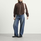 Closed Women's Suede Bomber Jacket in Barken Brown