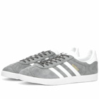 Adidas Men's Gazelle Sneakers in Solid Grey/White