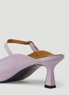 Reike Nen Pointed Mary Jane Kitten Heel Mules