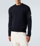 Moncler Logo virgin wool sweater
