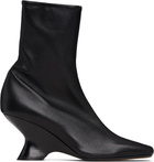Dries Van Noten Black Heeled Ankle Boots