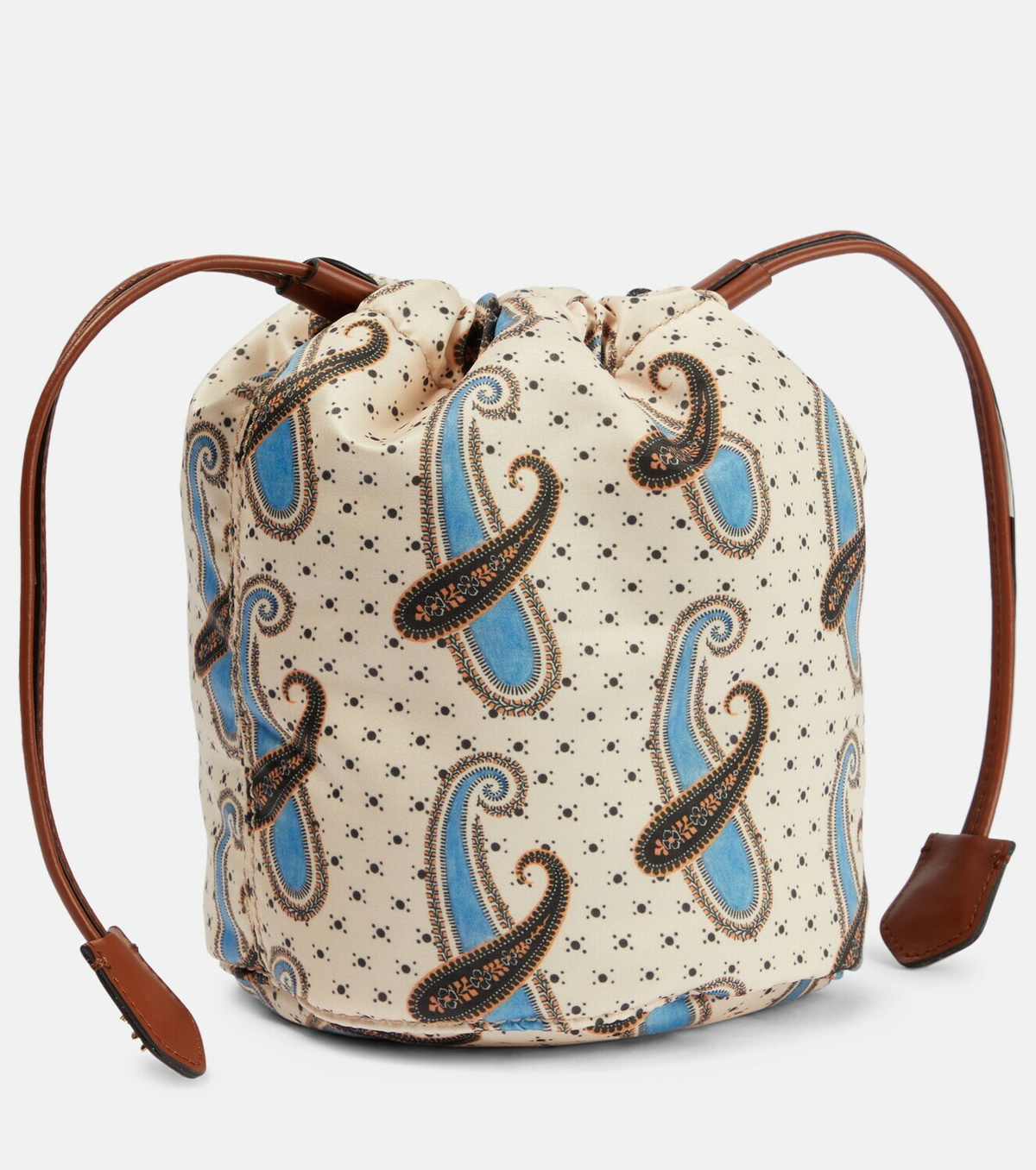 Etro Nécessaire Mini leather-trimmed pouch