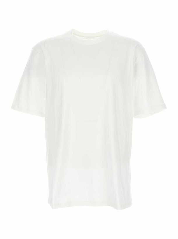 Photo: Jil Sander Double T-shirt Cotone E Rete Stretch