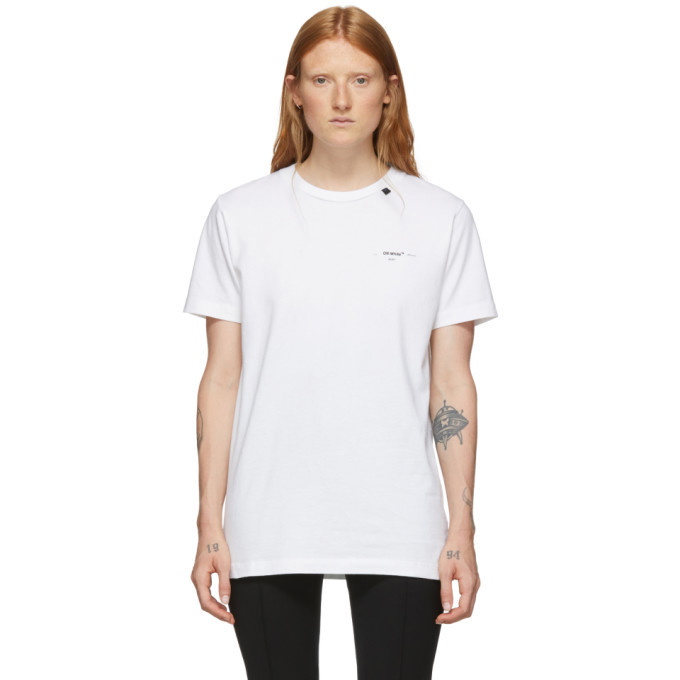 Photo: Off-White White Abstract Arrows Slim T- Shirt