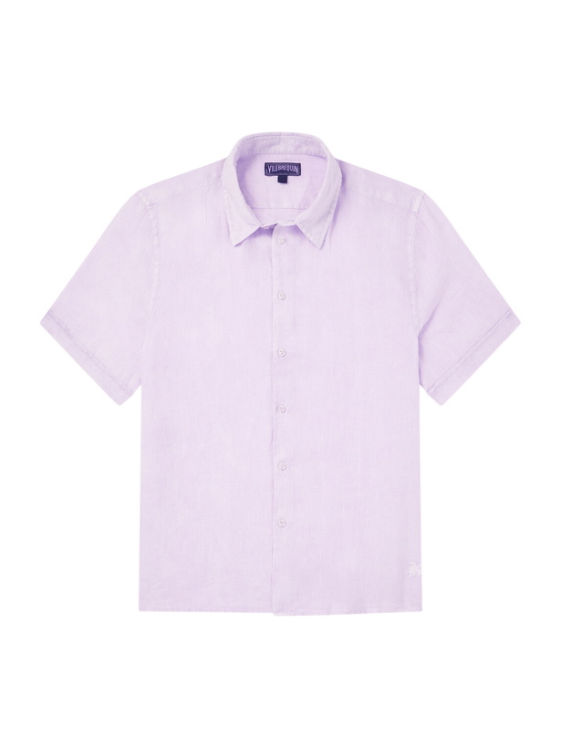 Photo: Vilebrequin - Courbis Linen Shirt - Pink