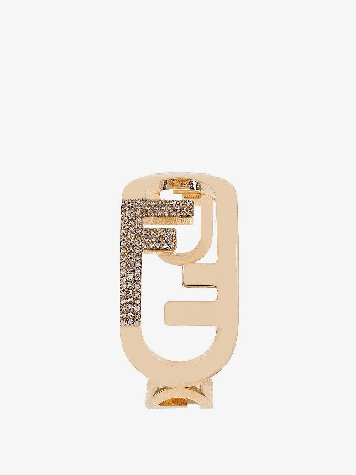 14K Italy Gold Fendi Inspired Ring and Bangle. | Mens gold bracelets, Fendi  bracelet, Gold bracelet for women