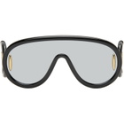 LOEWE Black Wave Mask Sunglasses