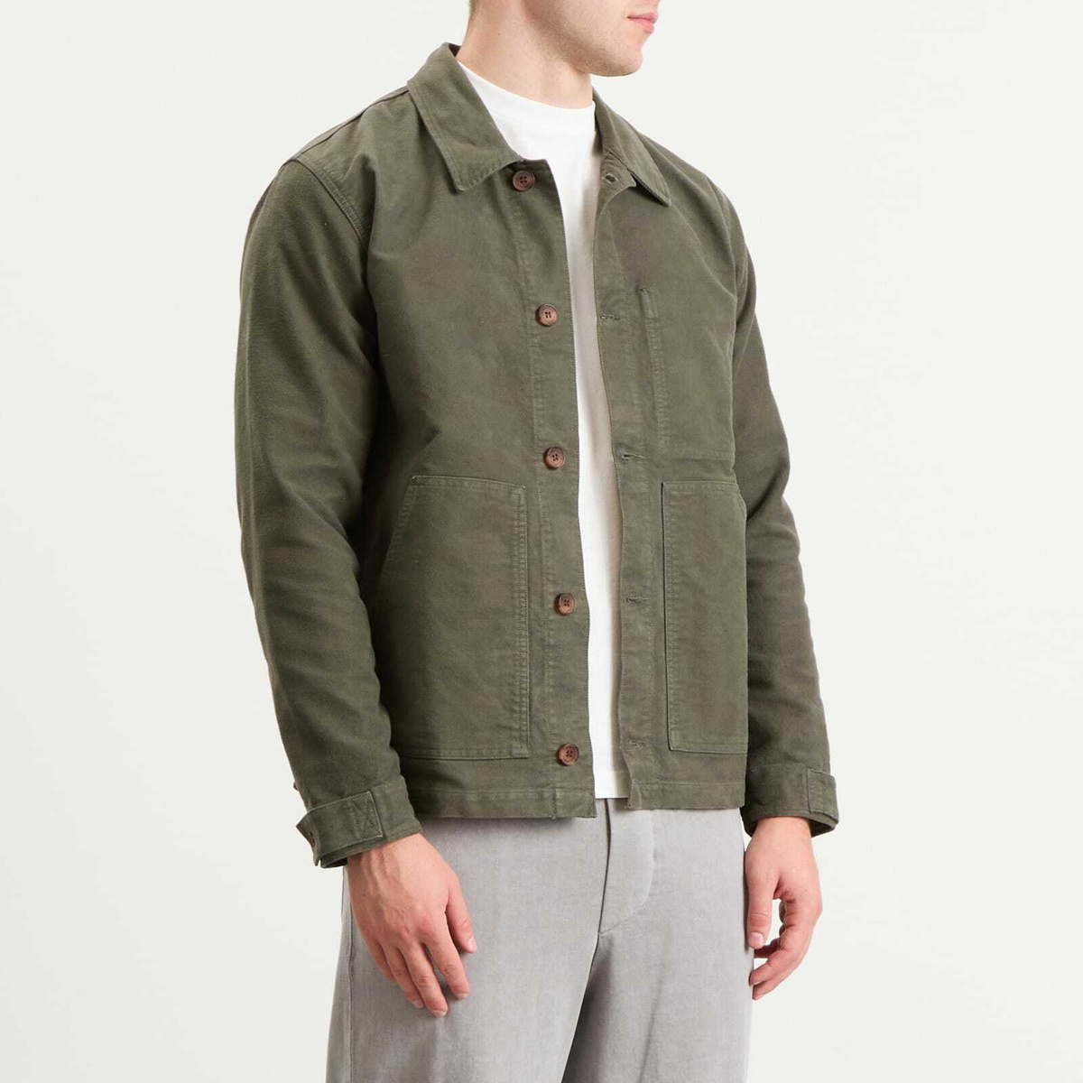 Armor-Lux Men's Fisherman Chore Jacket in Chimera