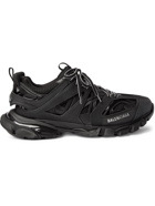 Balenciaga - Track Nylon, Mesh and Rubber Sneakers - Black