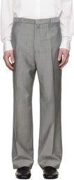 Lanvin Gray Straight Trousers