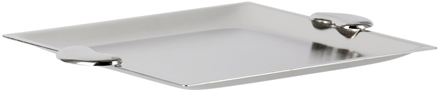 Gohar Silver Bean Square Tray