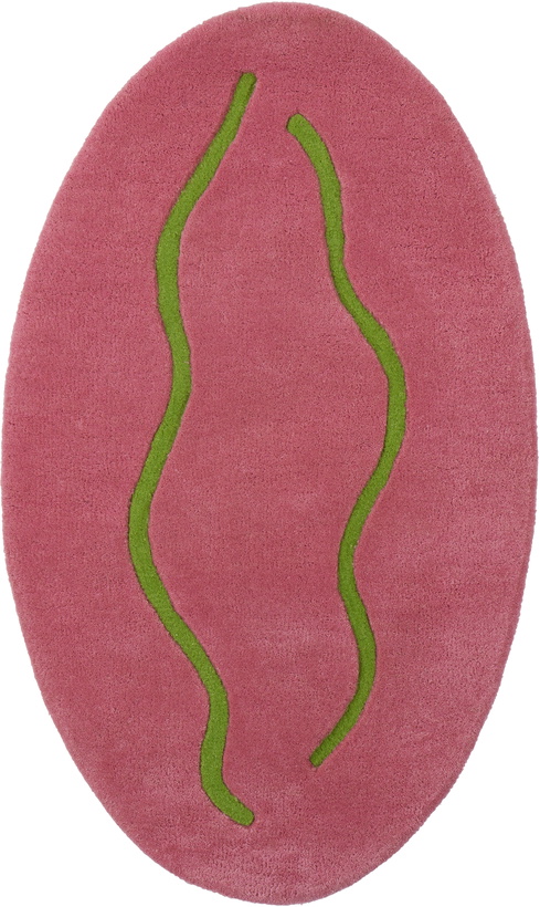 Photo: Carne Bollente Pink Floor Is Vulva Rug