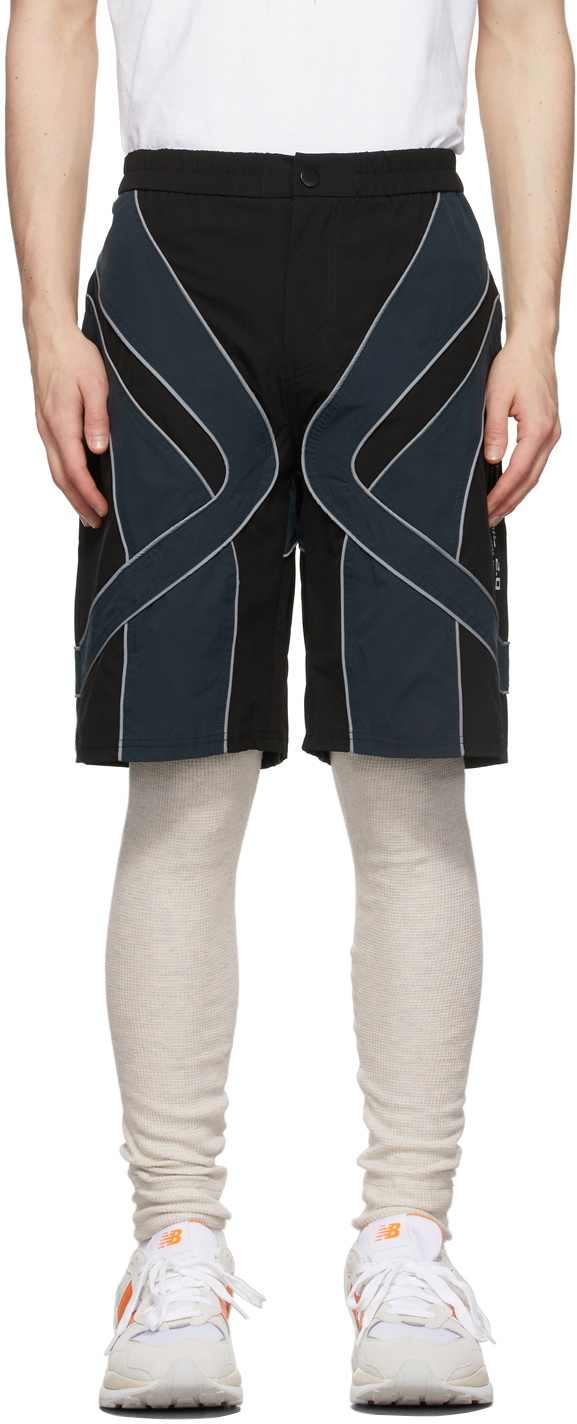 Happy99 Black & Navy Happy Trail 2.0 Shorts