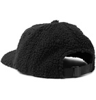 Stüssy - Logo-Embroidered Sherpa Baseball Cap - Black