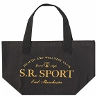 Sporty & Rich END. x Sporty & Rich Manchester Tote Bag in Black/Yellow