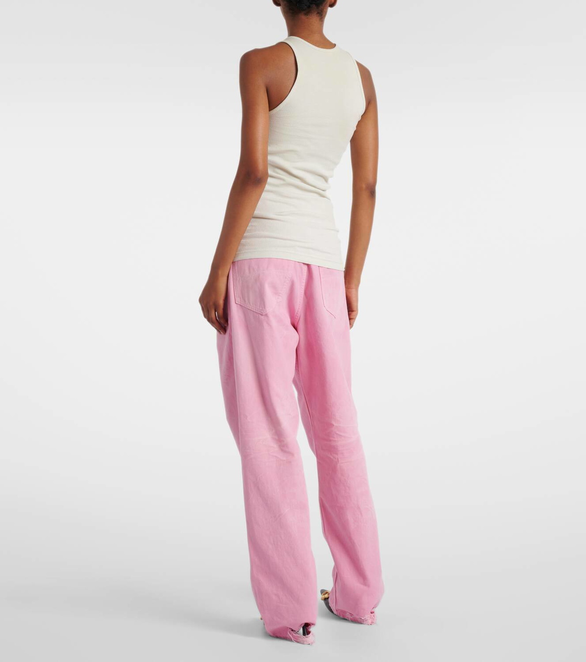 Balenciaga City of Angels cotton tank top