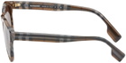 Burberry Brown Round Sunglasses
