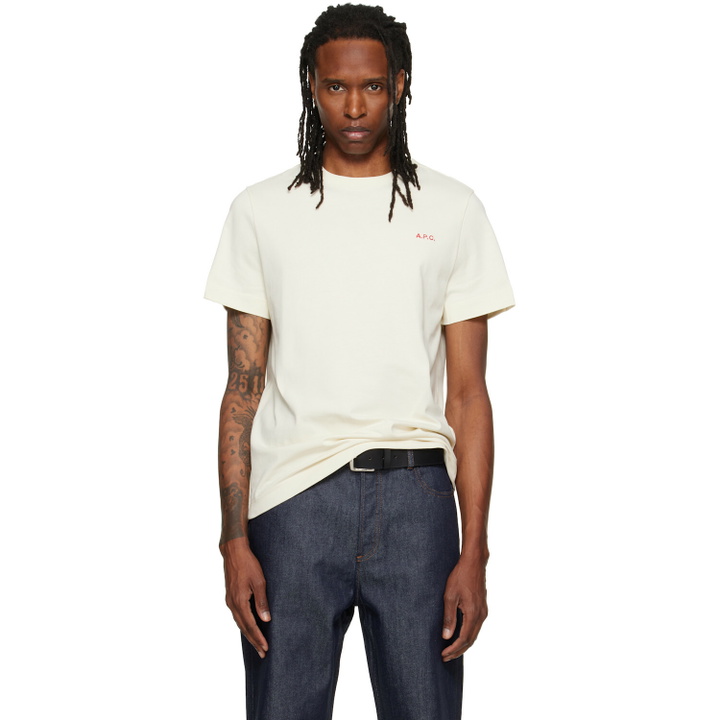 Photo: A.P.C. Off-White Oliver T-shirt